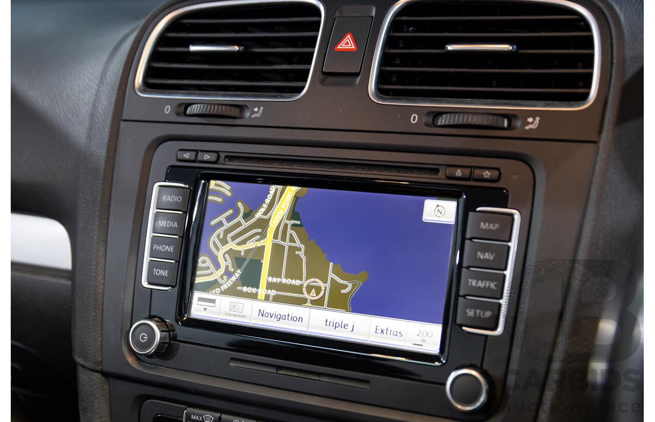 6/2012 Volkswagen Golf 118 TSI 1C MY13 2d Cabriolet Deep Black Pearl Turbo 1.4L