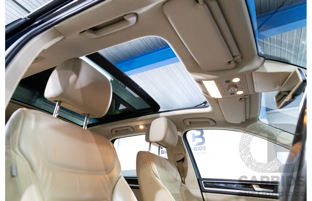 1/2012 Volkswagen Touareg V6 TDI 7P MY12 4d Wagon Deep Black Pearl Turbo Diesel V6 3.0L