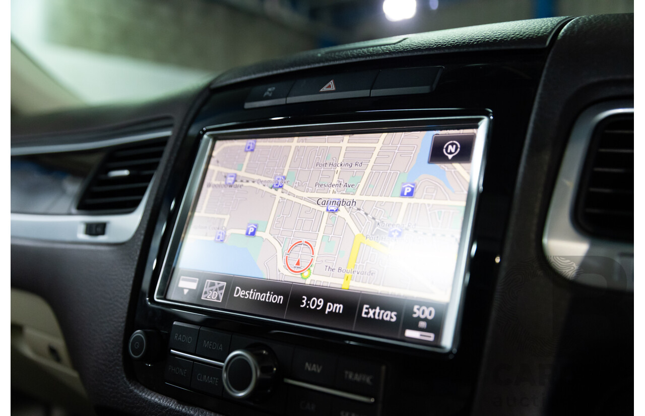 1/2012 Volkswagen Touareg V6 TDI 7P MY12 4d Wagon Deep Black Pearl Turbo Diesel V6 3.0L