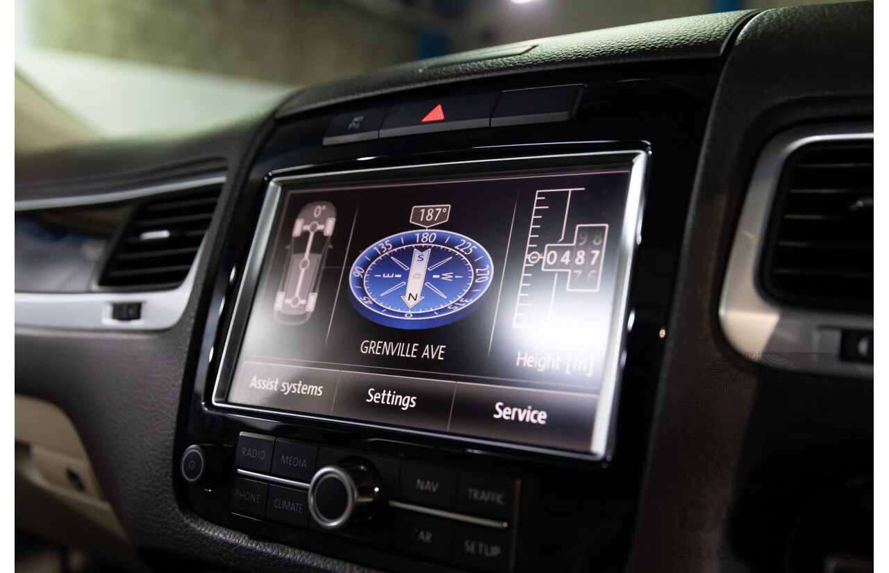 1/2012 Volkswagen Touareg V6 TDI 7P MY12 4d Wagon Deep Black Pearl Turbo Diesel V6 3.0L