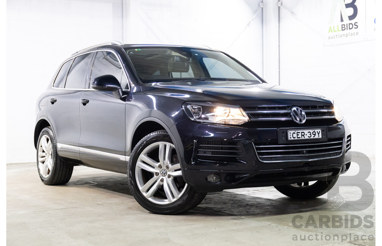 1/2012 Volkswagen Touareg V6 TDI 7P MY12 4d Wagon Deep Black Pearl Turbo Diesel V6 3.0L