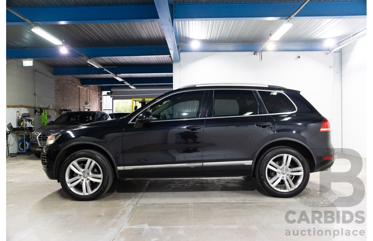 1/2012 Volkswagen Touareg V6 TDI 7P MY12 4d Wagon Deep Black Pearl Turbo Diesel V6 3.0L