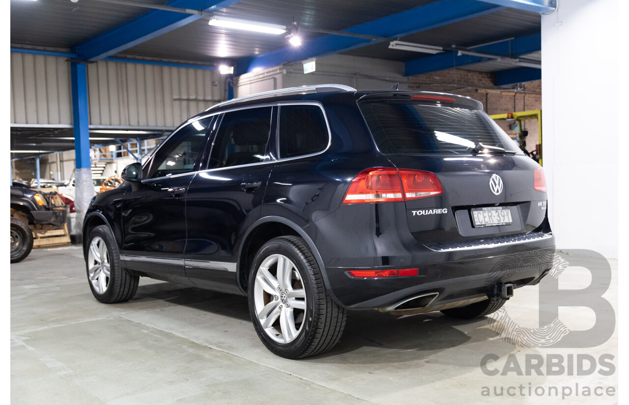 1/2012 Volkswagen Touareg V6 TDI 7P MY12 4d Wagon Deep Black Pearl Turbo Diesel V6 3.0L