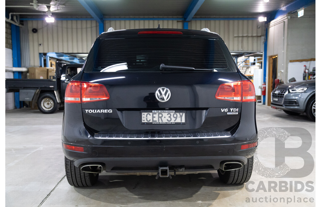 1/2012 Volkswagen Touareg V6 TDI 7P MY12 4d Wagon Deep Black Pearl Turbo Diesel V6 3.0L