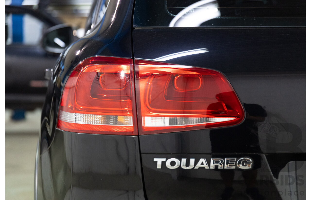 1/2012 Volkswagen Touareg V6 TDI 7P MY12 4d Wagon Deep Black Pearl Turbo Diesel V6 3.0L