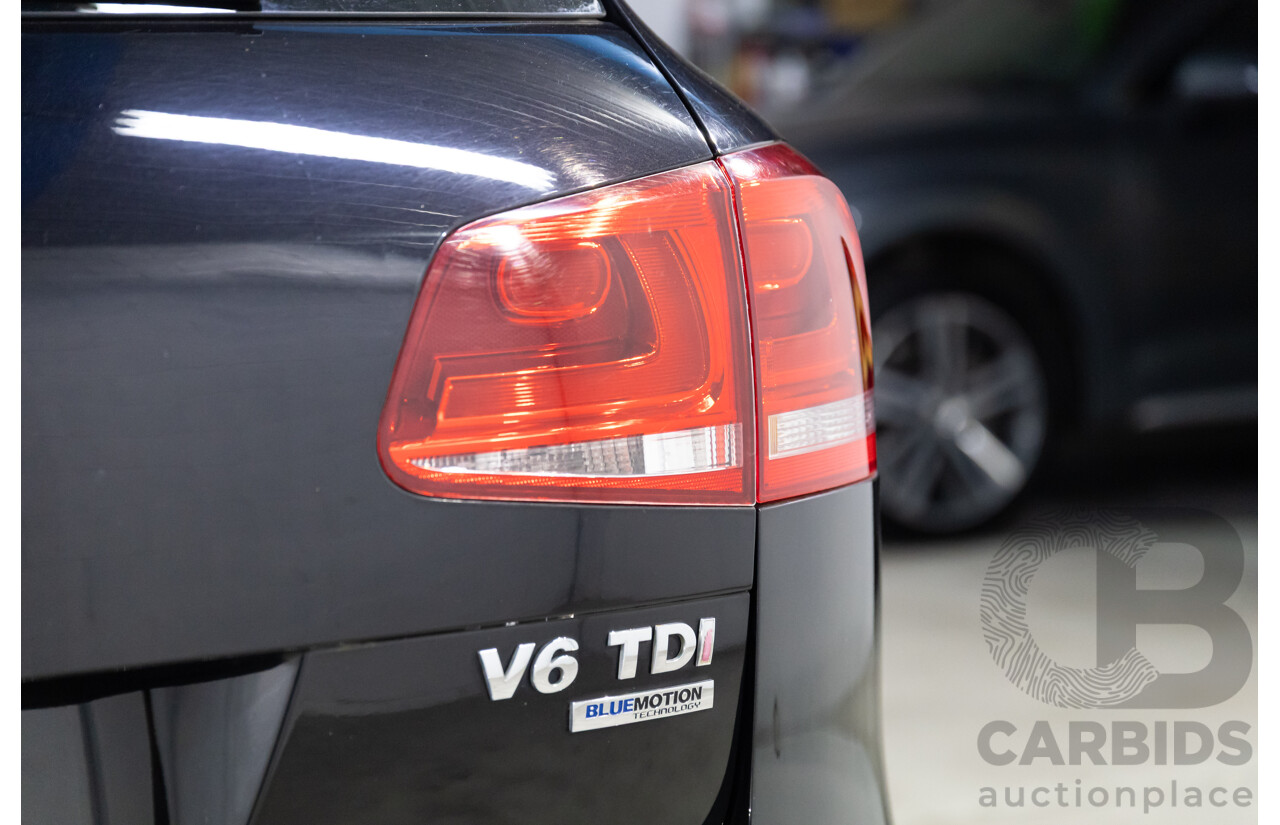 1/2012 Volkswagen Touareg V6 TDI 7P MY12 4d Wagon Deep Black Pearl Turbo Diesel V6 3.0L