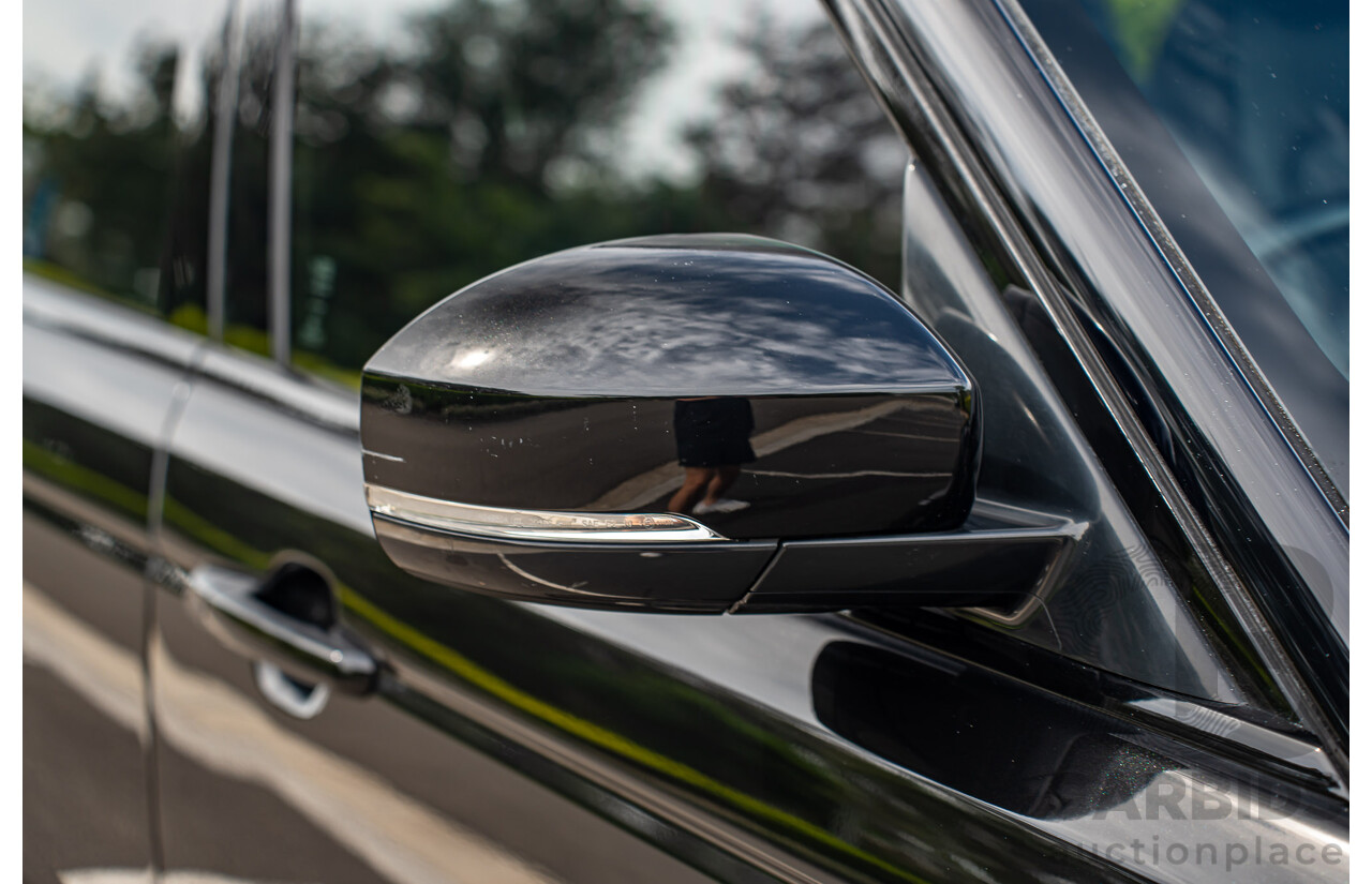 06/2018 Land Rover Range Rover Sport SDV6 SE (225kW AWD) LW MY18 4d Wagon Santorini Black Metallic Turbo Diesel V6 3.0L