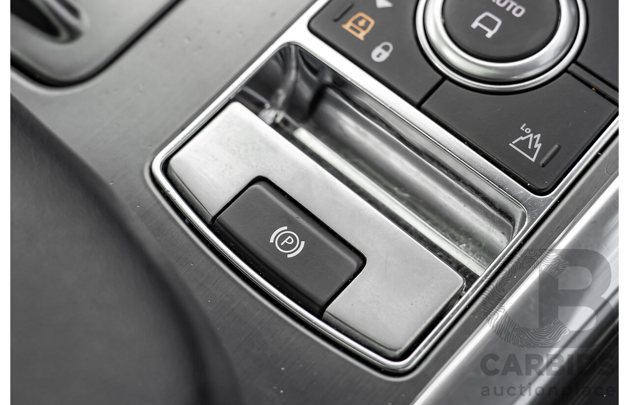 06/2018 Land Rover Range Rover Sport SDV6 SE (225kW AWD) LW MY18 4d Wagon Santorini Black Metallic Turbo Diesel V6 3.0L