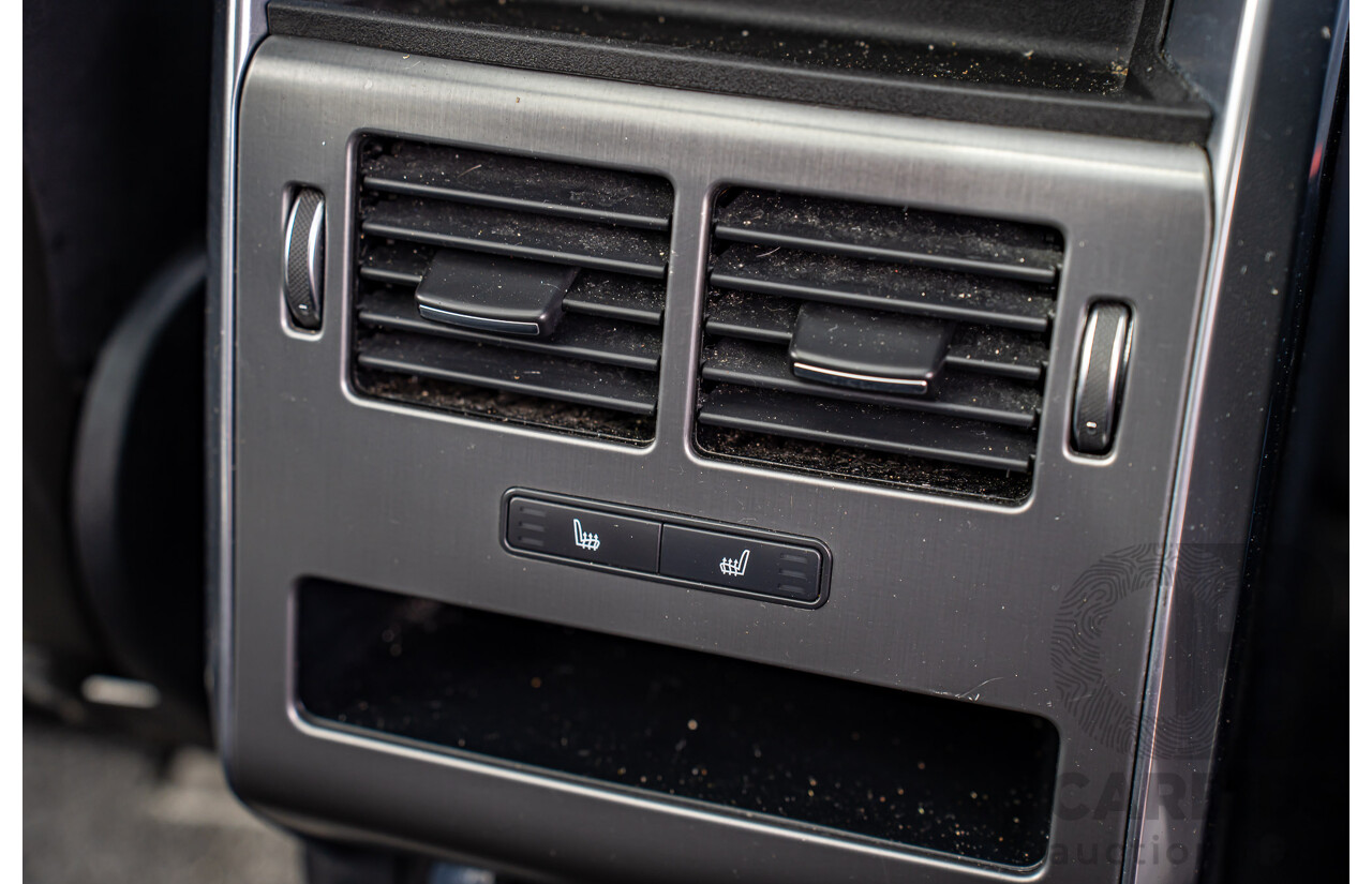 06/2018 Land Rover Range Rover Sport SDV6 SE (225kW AWD) LW MY18 4d Wagon Santorini Black Metallic Turbo Diesel V6 3.0L