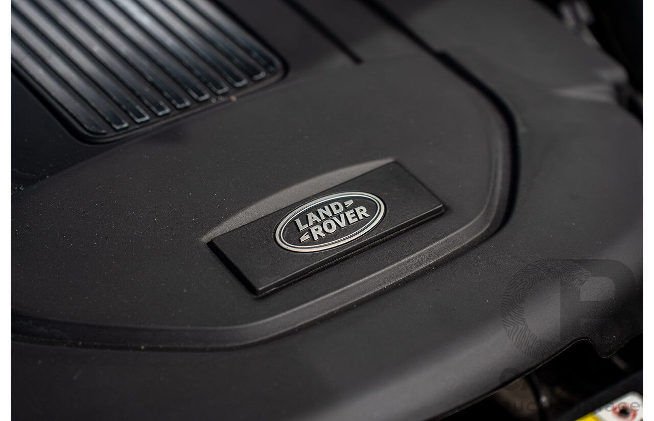 06/2018 Land Rover Range Rover Sport SDV6 SE (225kW AWD) LW MY18 4d Wagon Santorini Black Metallic Turbo Diesel V6 3.0L
