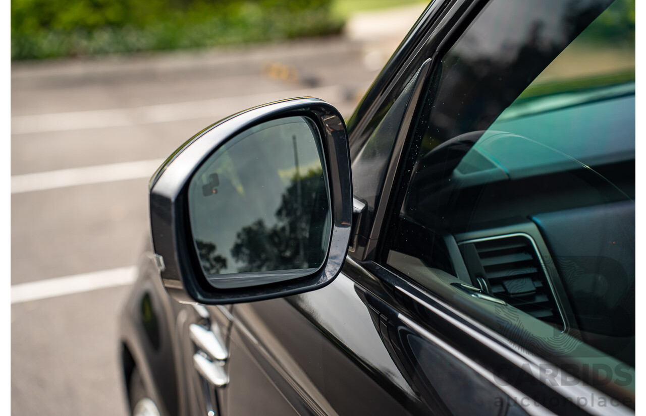 06/2018 Land Rover Range Rover Sport SDV6 SE (225kW AWD) LW MY18 4d Wagon Santorini Black Metallic Turbo Diesel V6 3.0L