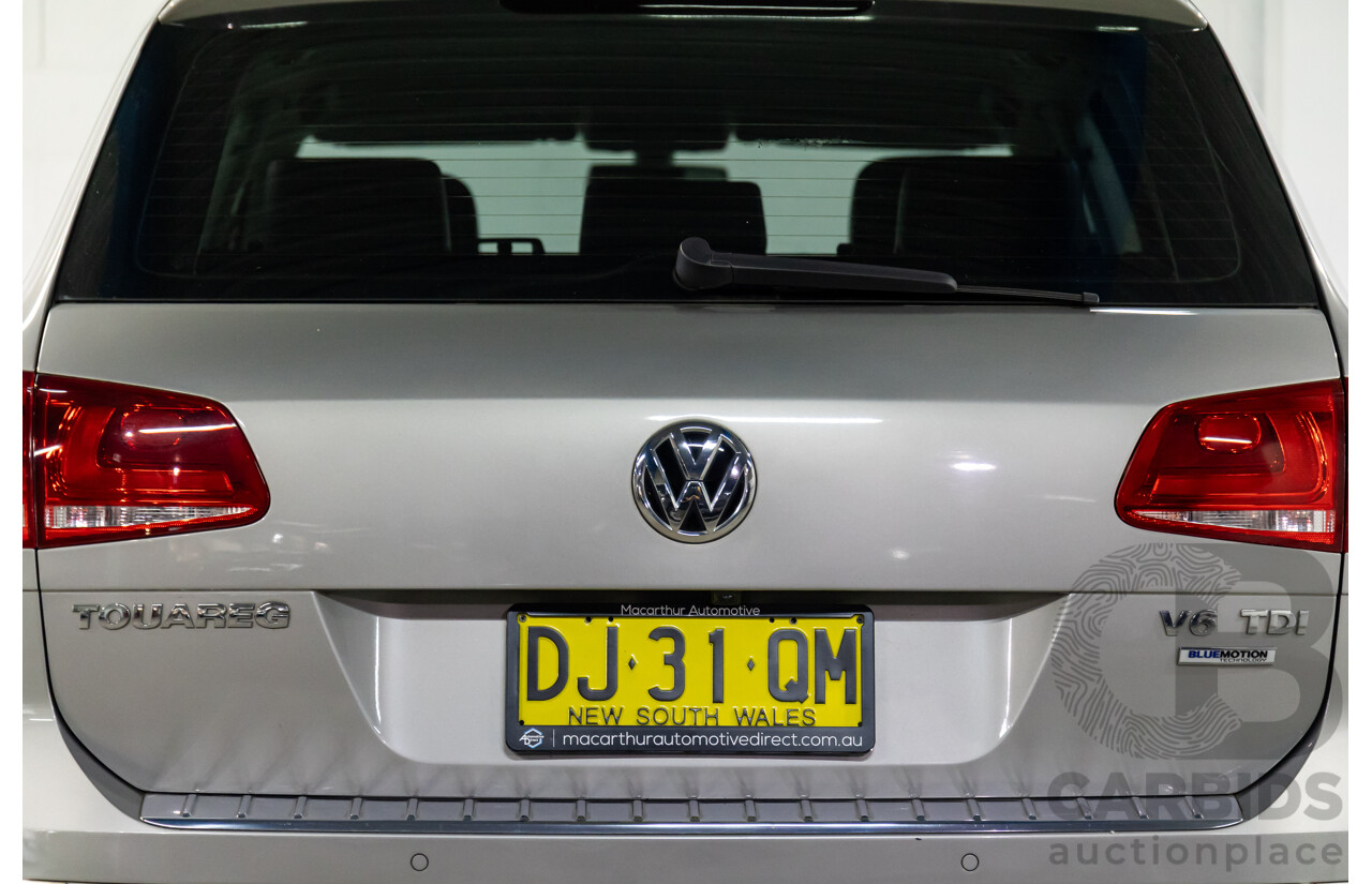 3/2015 Volkswagen Touareg 150 TDI 7P MY15 4d Wagon Tungsten Silver Metallic Turbo Diesel V6 3.0L