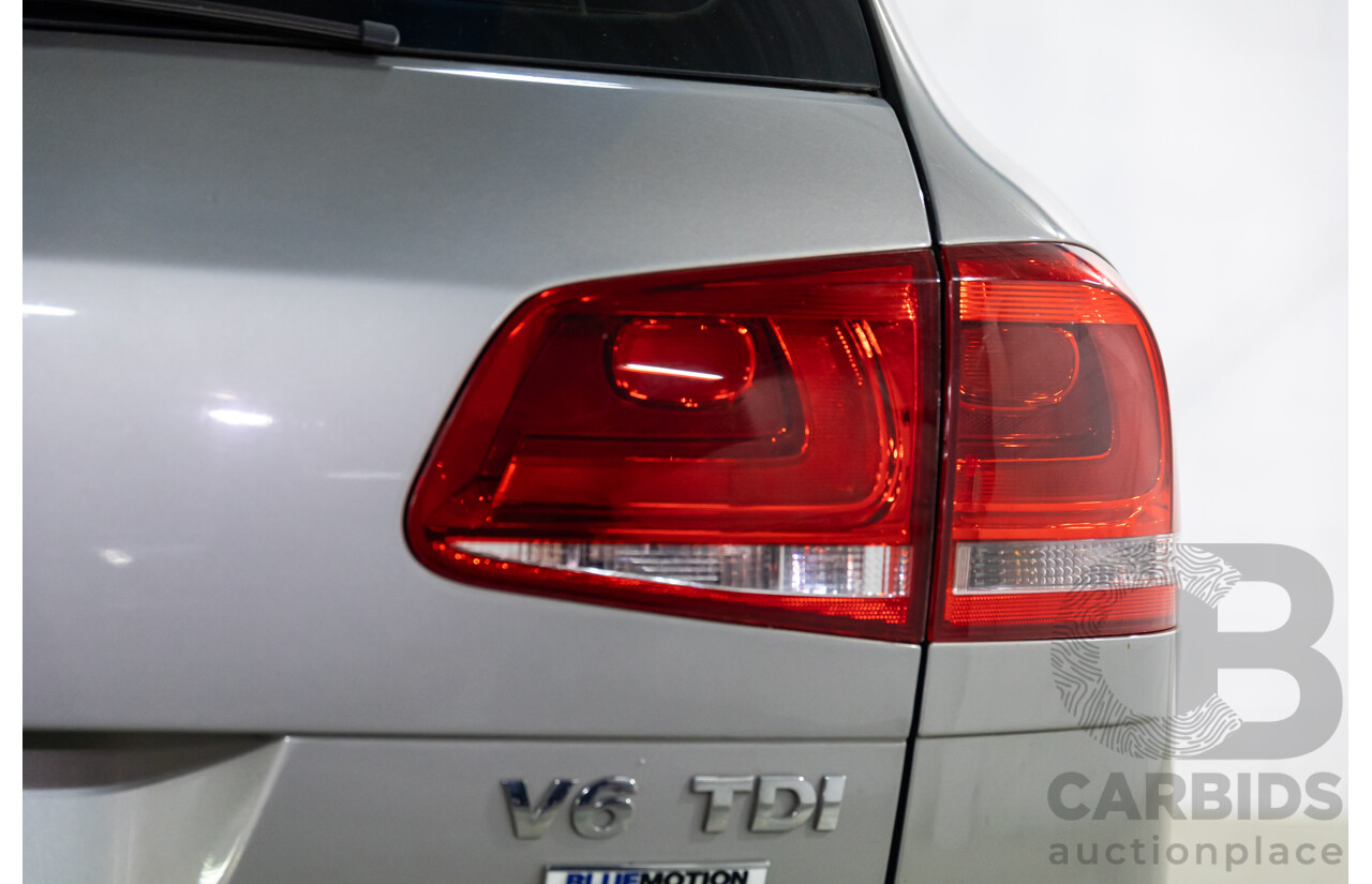 3/2015 Volkswagen Touareg 150 TDI 7P MY15 4d Wagon Tungsten Silver Metallic Turbo Diesel V6 3.0L