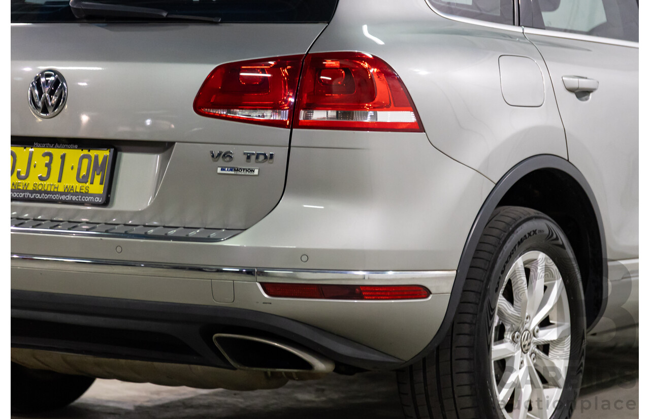 3/2015 Volkswagen Touareg 150 TDI 7P MY15 4d Wagon Tungsten Silver Metallic Turbo Diesel V6 3.0L