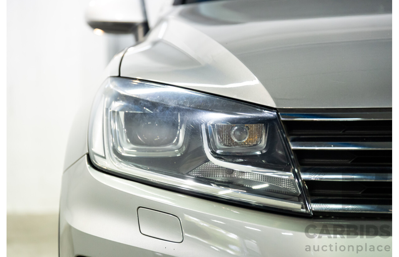 3/2015 Volkswagen Touareg 150 TDI 7P MY15 4d Wagon Tungsten Silver Metallic Turbo Diesel V6 3.0L