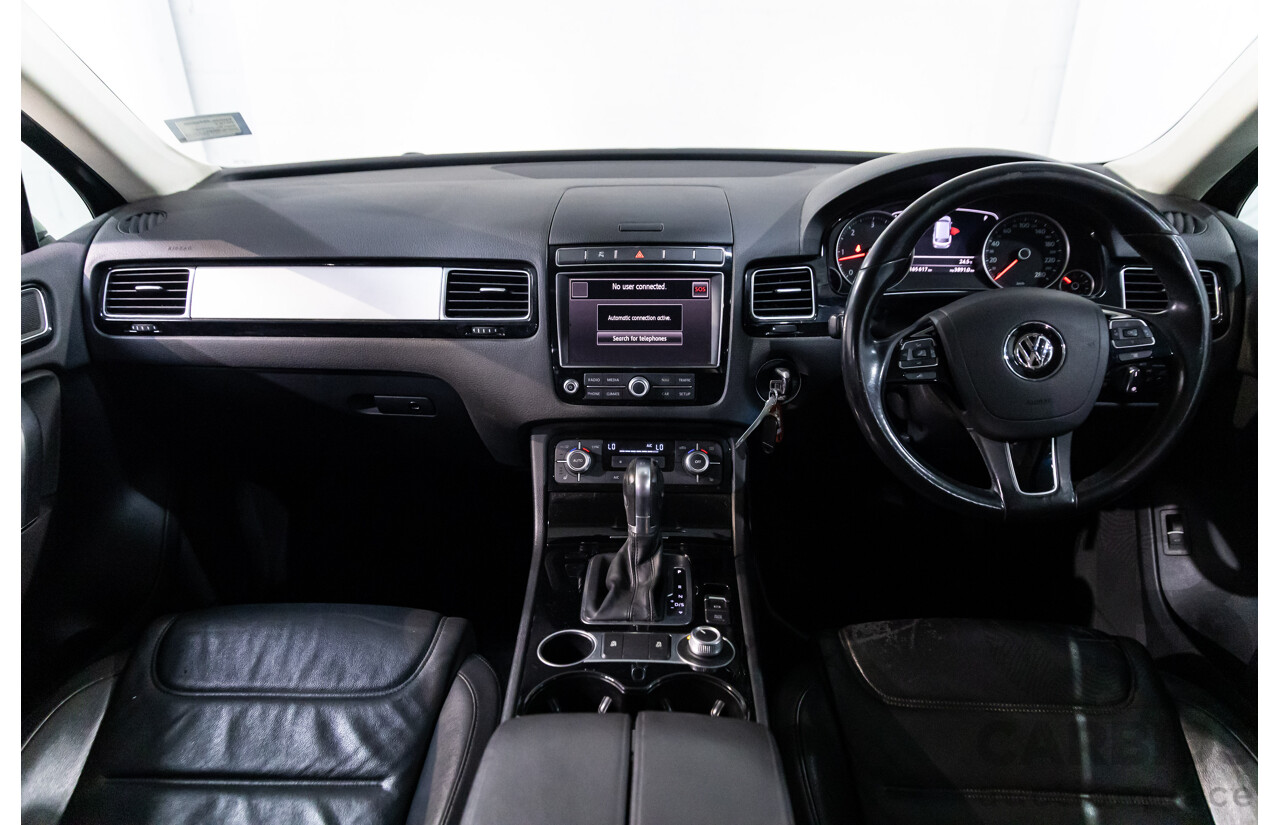 3/2015 Volkswagen Touareg 150 TDI 7P MY15 4d Wagon Tungsten Silver Metallic Turbo Diesel V6 3.0L