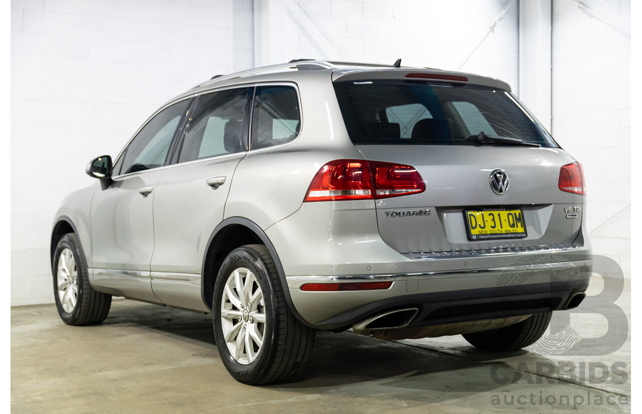 3/2015 Volkswagen Touareg 150 TDI 7P MY15 4d Wagon Tungsten Silver Metallic Turbo Diesel V6 3.0L