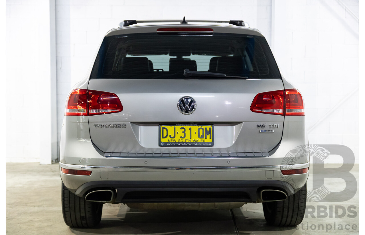 3/2015 Volkswagen Touareg 150 TDI 7P MY15 4d Wagon Tungsten Silver Metallic Turbo Diesel V6 3.0L