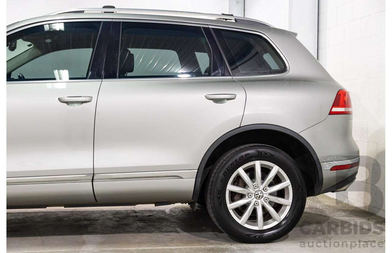 3/2015 Volkswagen Touareg 150 TDI 7P MY15 4d Wagon Tungsten Silver Metallic Turbo Diesel V6 3.0L