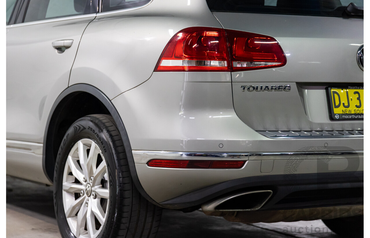 3/2015 Volkswagen Touareg 150 TDI 7P MY15 4d Wagon Tungsten Silver Metallic Turbo Diesel V6 3.0L