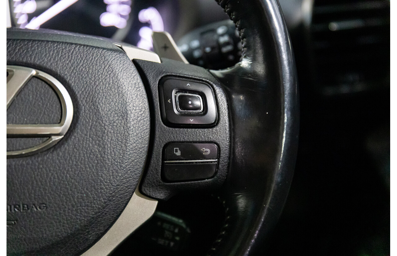 06/2017 Lexus NX200t Luxury (FWD) AGZ10R 4d Wagon Obsidian Black Turbo 2.0L