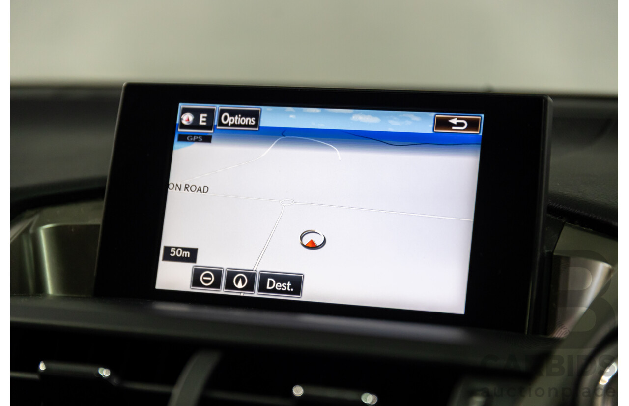 06/2017 Lexus NX200t Luxury (FWD) AGZ10R 4d Wagon Obsidian Black Turbo 2.0L