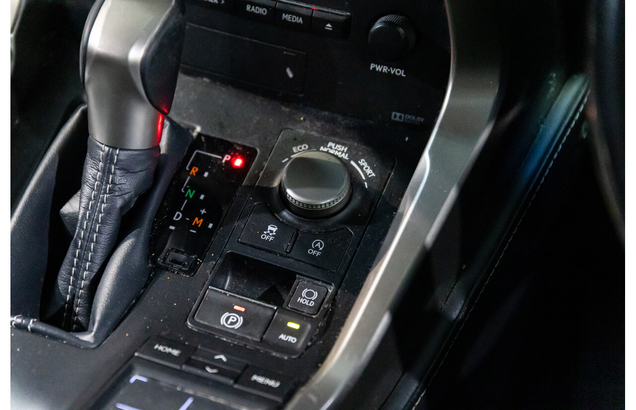 06/2017 Lexus NX200t Luxury (FWD) AGZ10R 4d Wagon Obsidian Black Turbo 2.0L