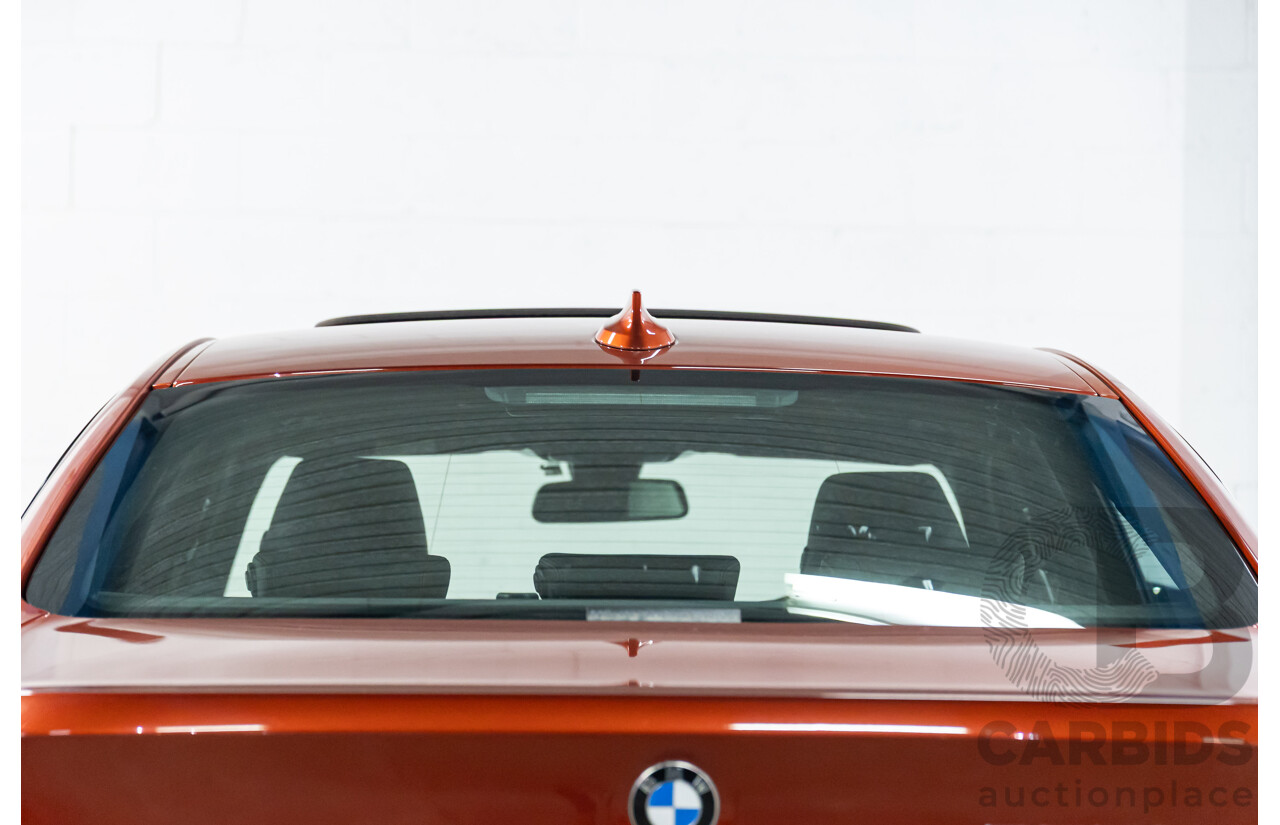 08/2018 BMW 330i M Sport (RWD) F30 LCI MY18 4d Sedan Sunset Orange Metallic Turbo 2.0L