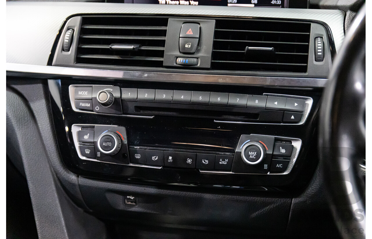 08/2018 BMW 330i M Sport (RWD) F30 LCI MY18 4d Sedan Sunset Orange Metallic Turbo 2.0L