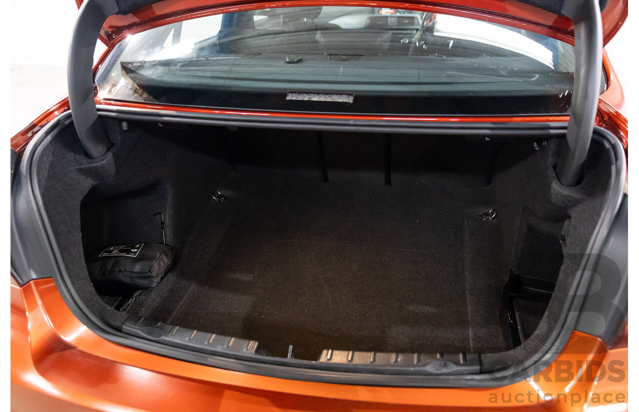 08/2018 BMW 330i M Sport (RWD) F30 LCI MY18 4d Sedan Sunset Orange Metallic Turbo 2.0L
