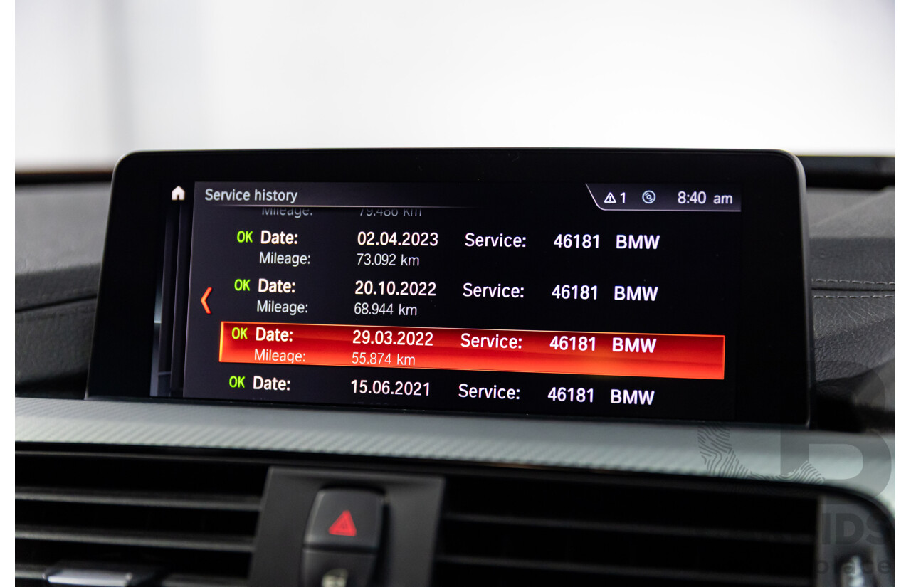 08/2018 BMW 330i M Sport (RWD) F30 LCI MY18 4d Sedan Sunset Orange Metallic Turbo 2.0L