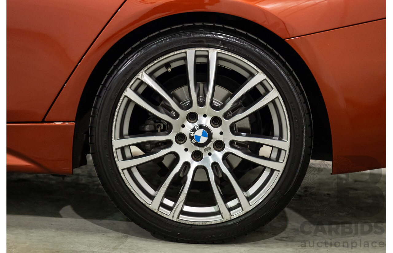 08/2018 BMW 330i M Sport (RWD) F30 LCI MY18 4d Sedan Sunset Orange Metallic Turbo 2.0L