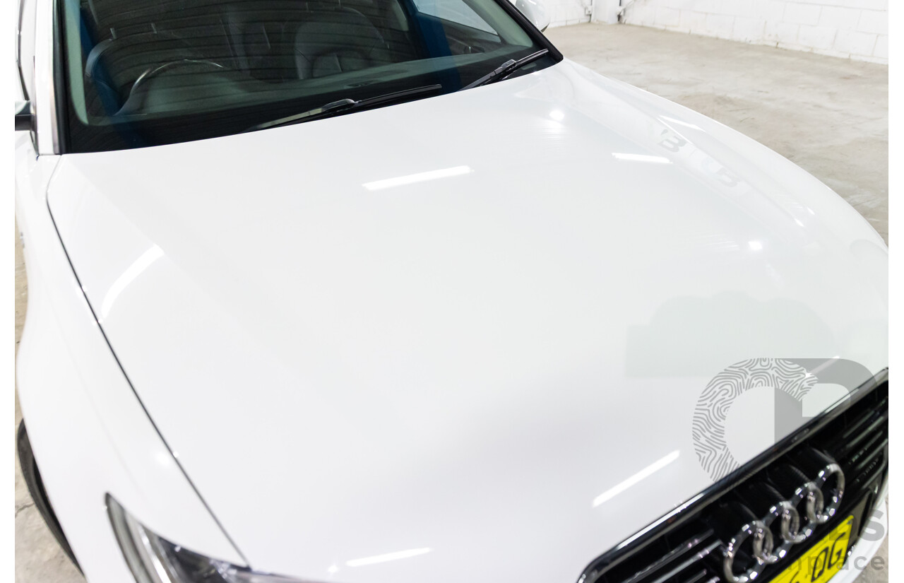 6/2012 Audi A6 S-Line 3.0 TDi Quattro 4GL 4d Sedan Ibis White Turbo Diesel V6 3.0L