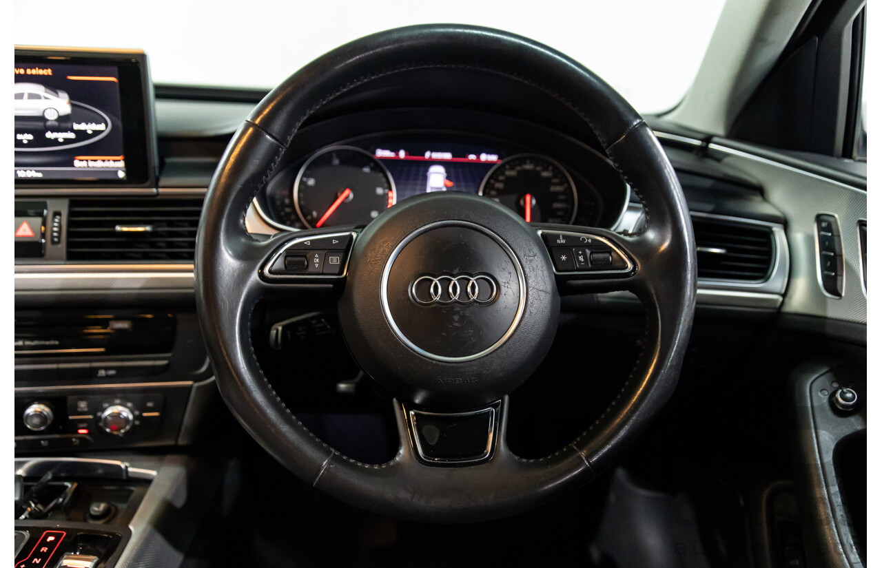 6/2012 Audi A6 S-Line 3.0 TDi Quattro 4GL 4d Sedan Ibis White Turbo Diesel V6 3.0L