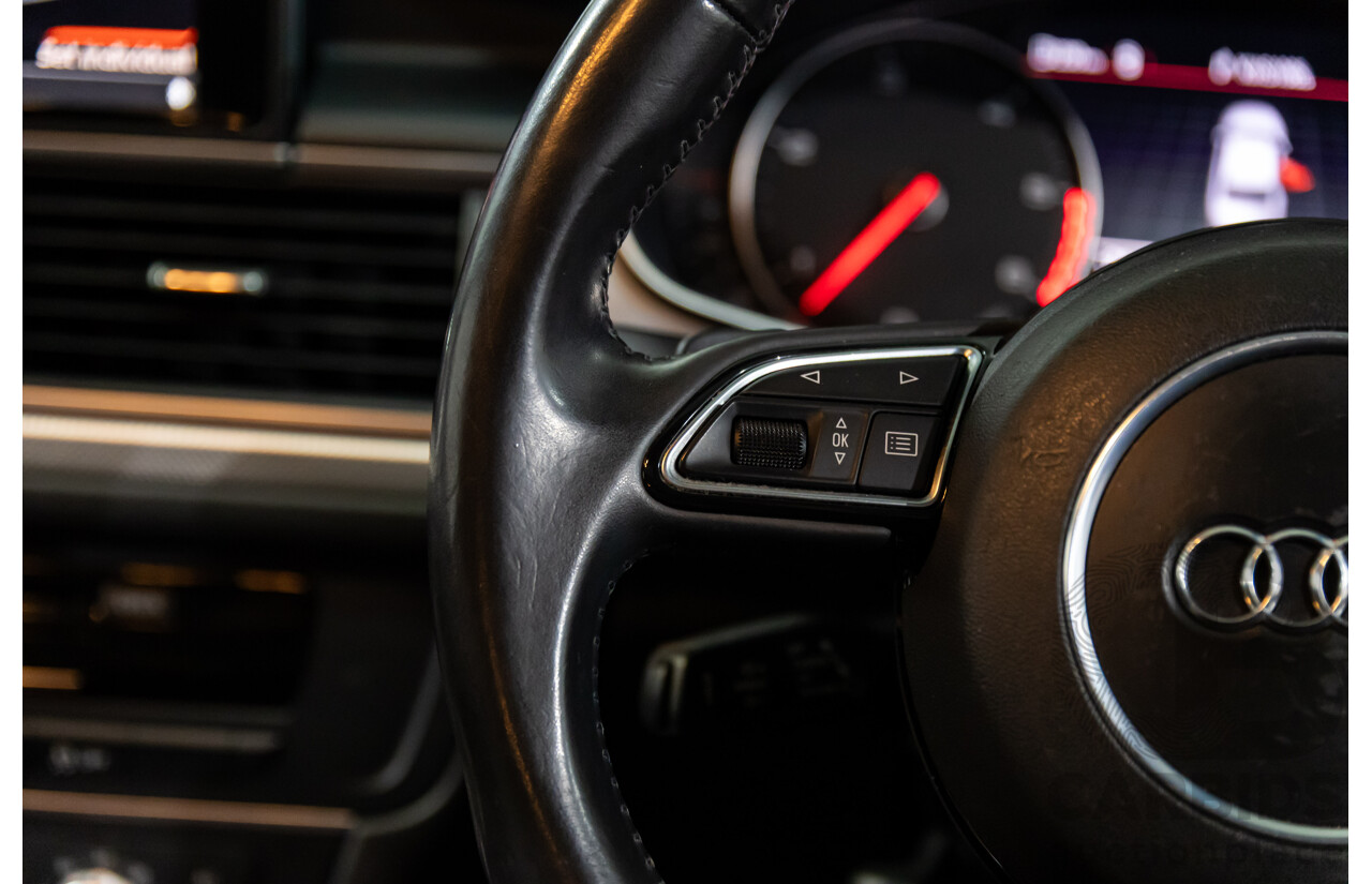 6/2012 Audi A6 S-Line 3.0 TDi Quattro 4GL 4d Sedan Ibis White Turbo Diesel V6 3.0L