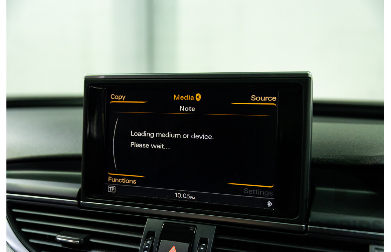 6/2012 Audi A6 S-Line 3.0 TDi Quattro 4GL 4d Sedan Ibis White Turbo Diesel V6 3.0L