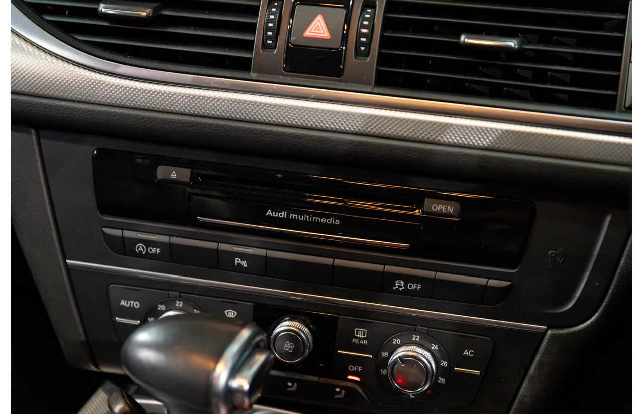 6/2012 Audi A6 S-Line 3.0 TDi Quattro 4GL 4d Sedan Ibis White Turbo Diesel V6 3.0L