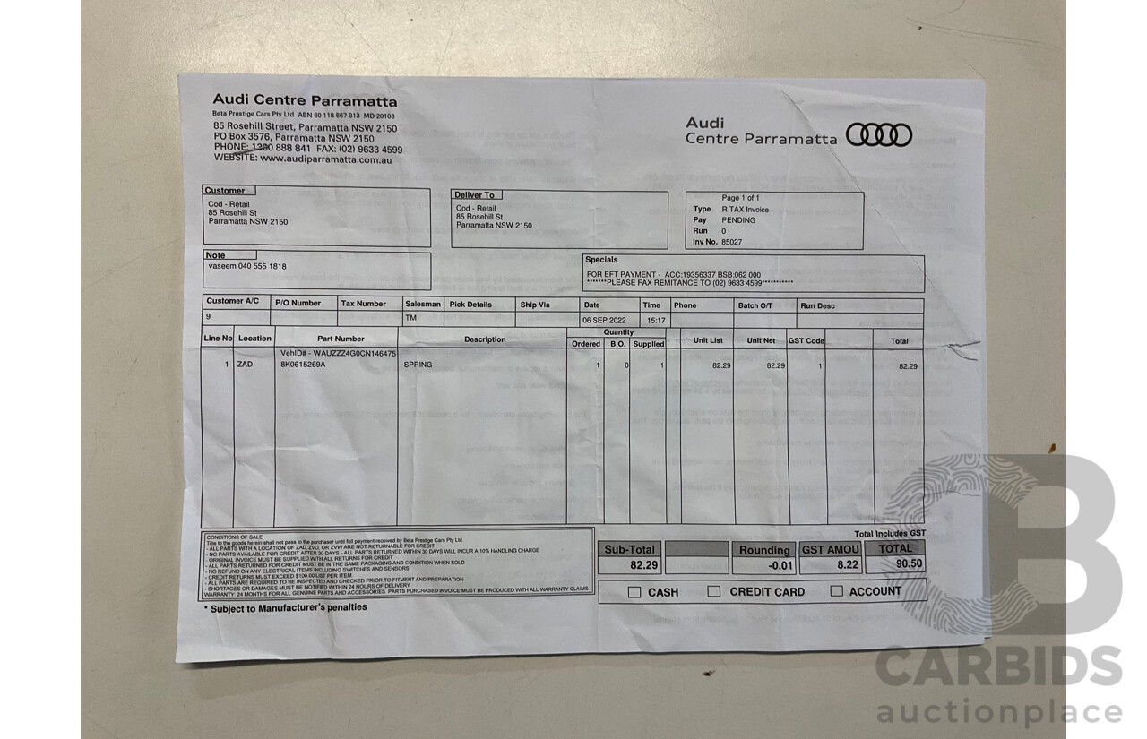 6/2012 Audi A6 S-Line 3.0 TDi Quattro 4GL 4d Sedan Ibis White Turbo Diesel V6 3.0L