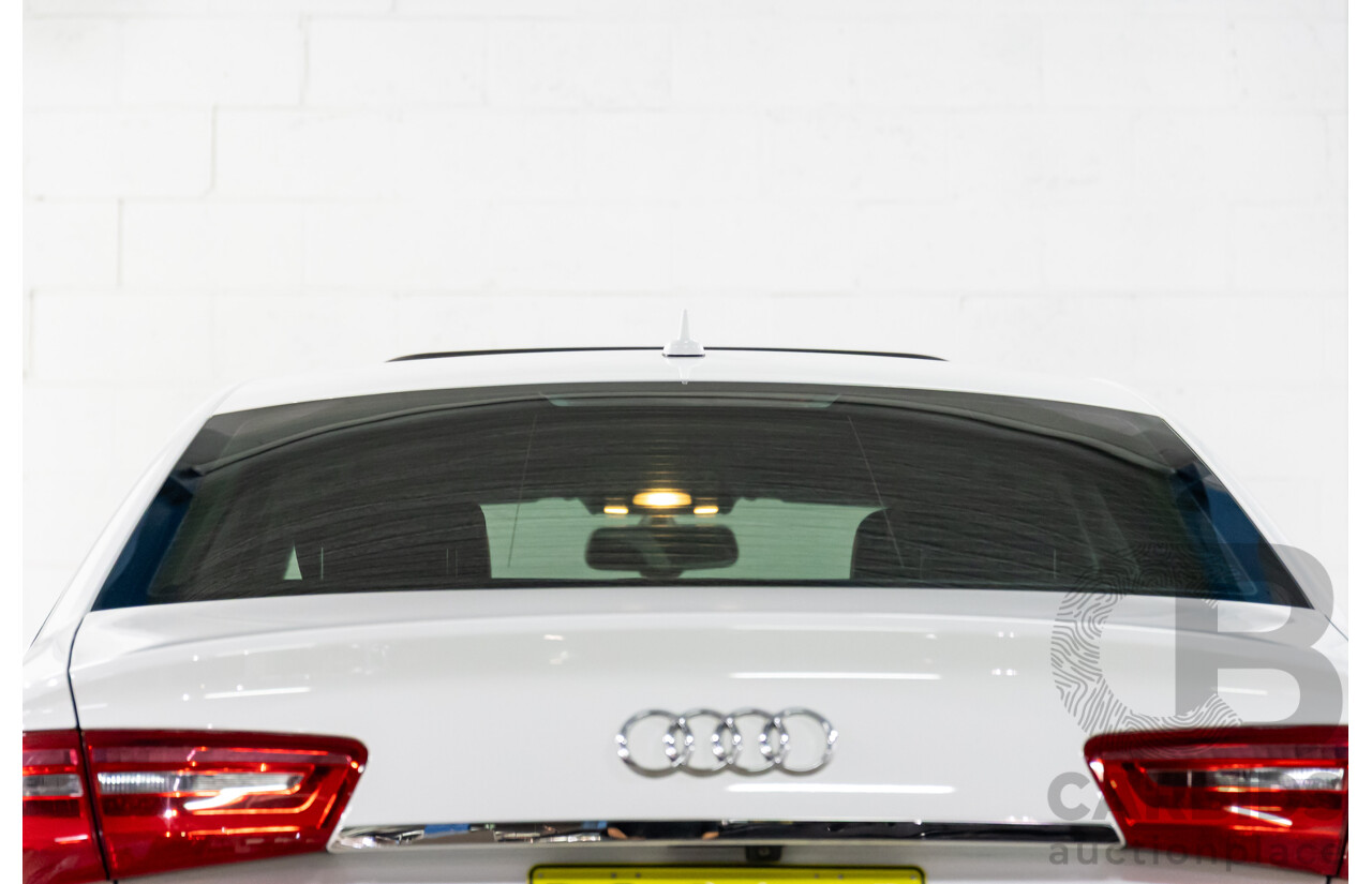 6/2012 Audi A6 S-Line 3.0 TDi Quattro 4GL 4d Sedan Ibis White Turbo Diesel V6 3.0L