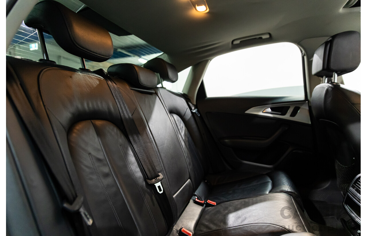 6/2012 Audi A6 S-Line 3.0 TDi Quattro 4GL 4d Sedan Ibis White Turbo Diesel V6 3.0L