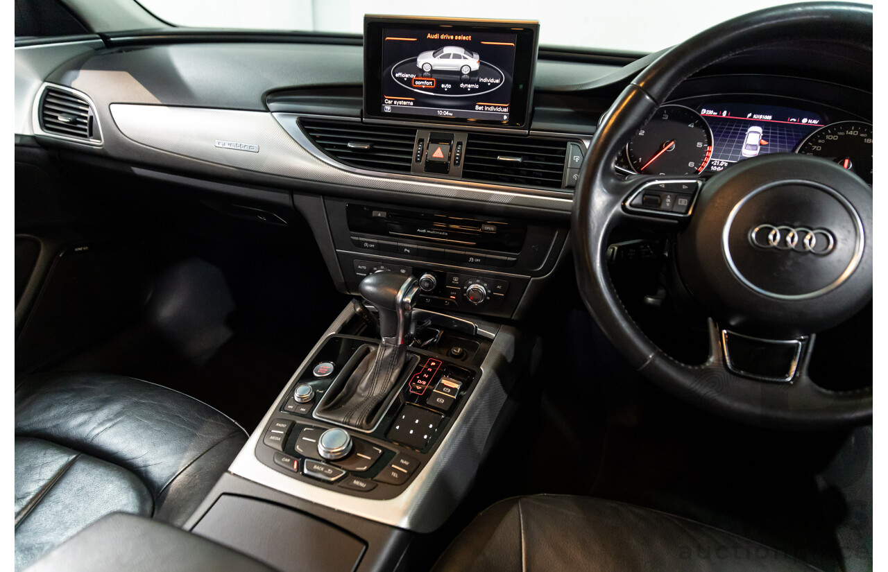 6/2012 Audi A6 S-Line 3.0 TDi Quattro 4GL 4d Sedan Ibis White Turbo Diesel V6 3.0L