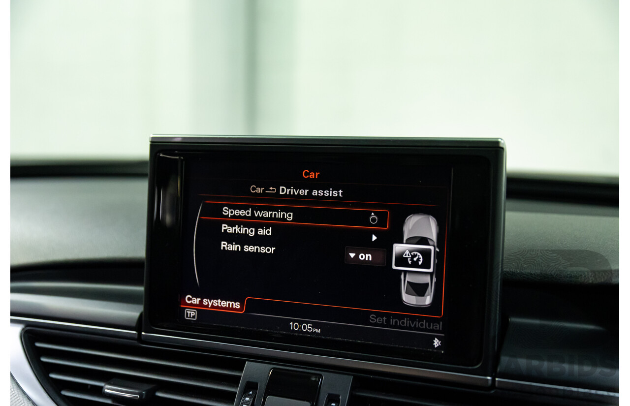 6/2012 Audi A6 S-Line 3.0 TDi Quattro 4GL 4d Sedan Ibis White Turbo Diesel V6 3.0L