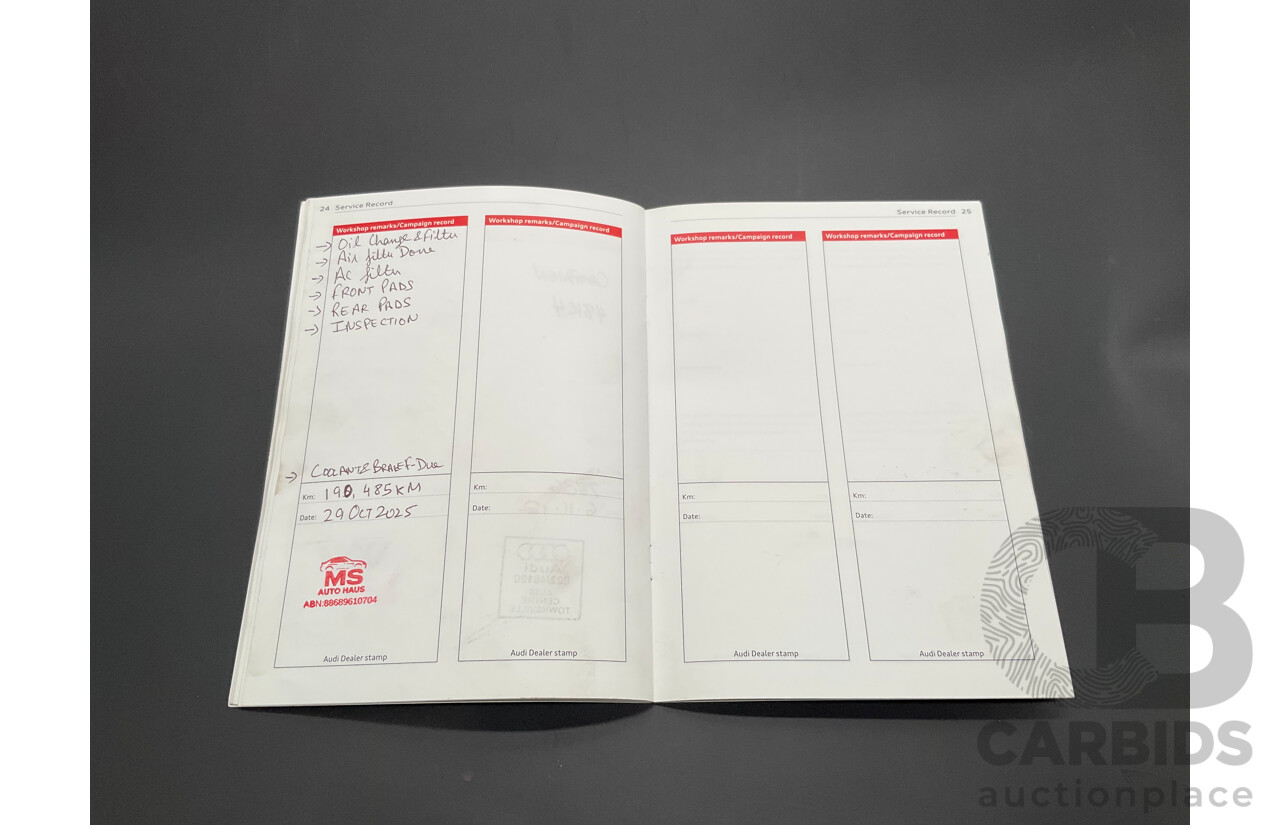 6/2012 Audi A6 S-Line 3.0 TDi Quattro 4GL 4d Sedan Ibis White Turbo Diesel V6 3.0L