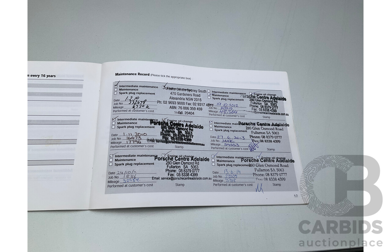 1/2009 Porsche Cayenne MY09 4d Wagon Crystal Silver Metallic V6 3.6L