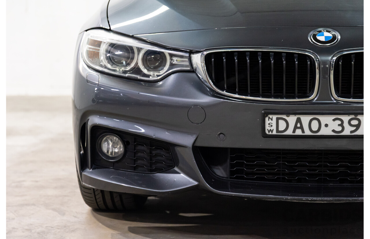 09/2015 BMW 420i M Sport (RWD) F33 MY15 2d Convertible Mineral Grey Metallic Turbo 2.0L