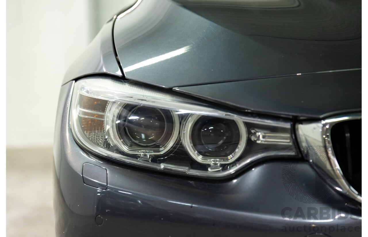 09/2015 BMW 420i M Sport (RWD) F33 MY15 2d Convertible Mineral Grey Metallic Turbo 2.0L