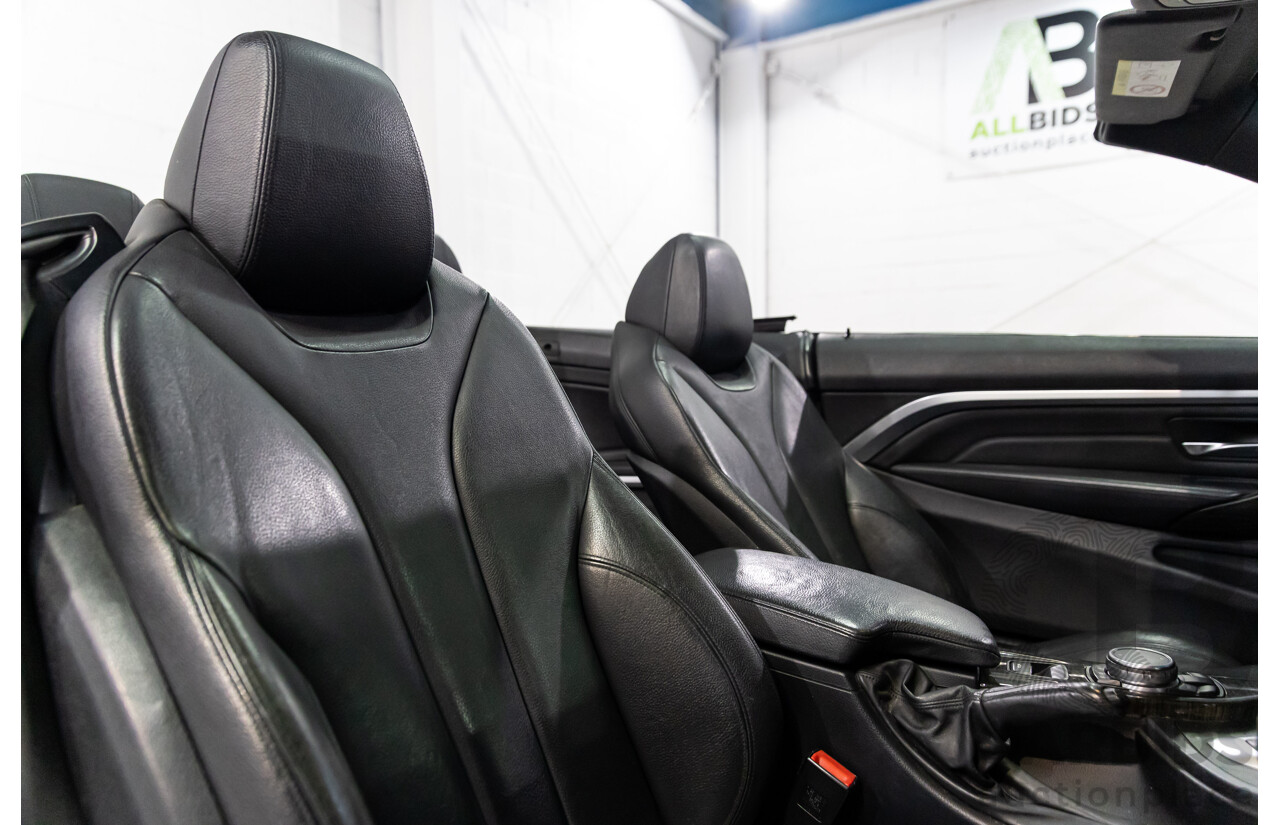 09/2015 BMW 420i M Sport (RWD) F33 MY15 2d Convertible Mineral Grey Metallic Turbo 2.0L