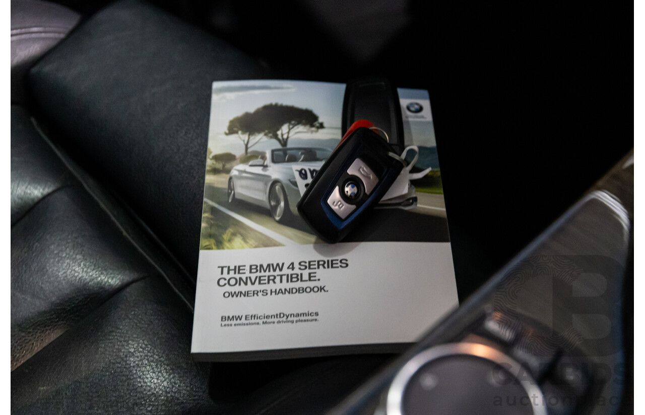 09/2015 BMW 420i M Sport (RWD) F33 MY15 2d Convertible Mineral Grey Metallic Turbo 2.0L