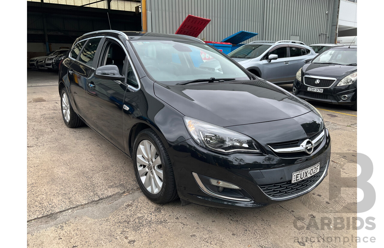 8/2012 Opel Astra 1.6 Select Sports Tourer PJ 4d Wagon Carbon Flash Metallic Turbo 1.6L