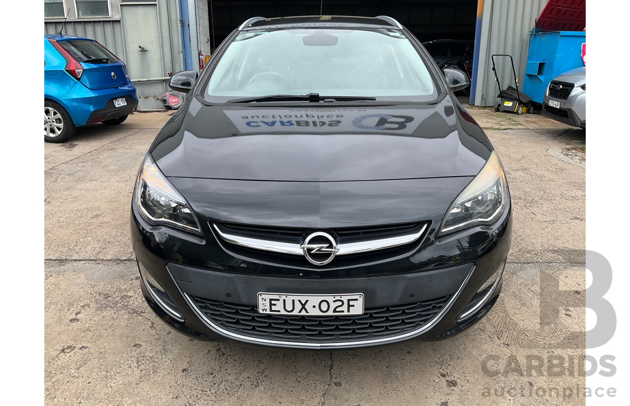 8/2012 Opel Astra 1.6 Select Sports Tourer PJ 4d Wagon Carbon Flash Metallic Turbo 1.6L